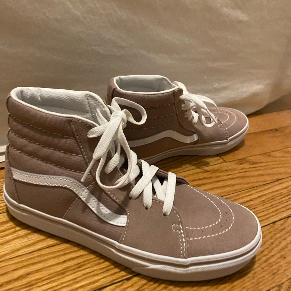 Vans Skate High top suede and cloth sneakers size 7 New without tags or shoebox